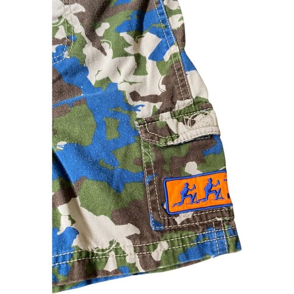 Vintage Disney Toy Story Toy Soldier Camo Shorts with Patch - Picture 2 of 5